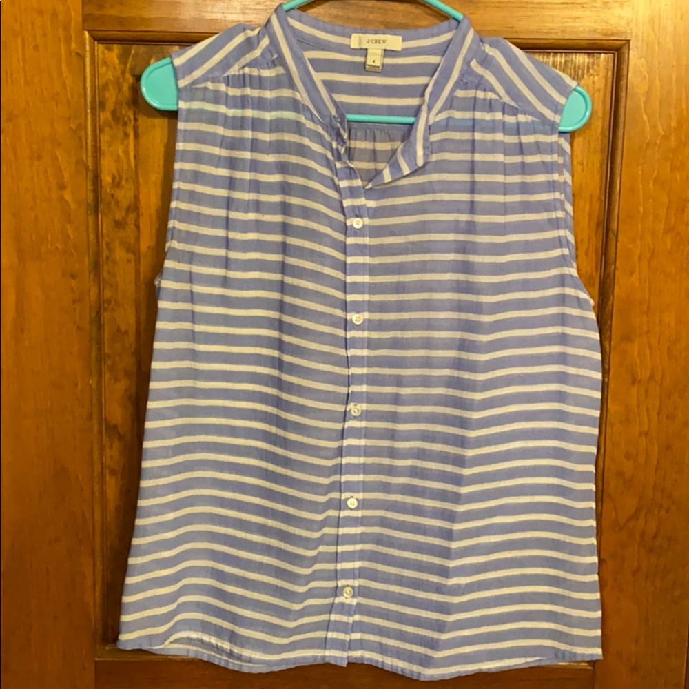 J Crew Sleeveless Blouse